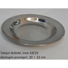 Tanjur duboki P50911120, inox 18/10,  20 cm